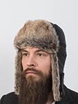 Шапка STETSON арт. 9297303 BOMBER CAP COWHIDE (темно-коричневый)